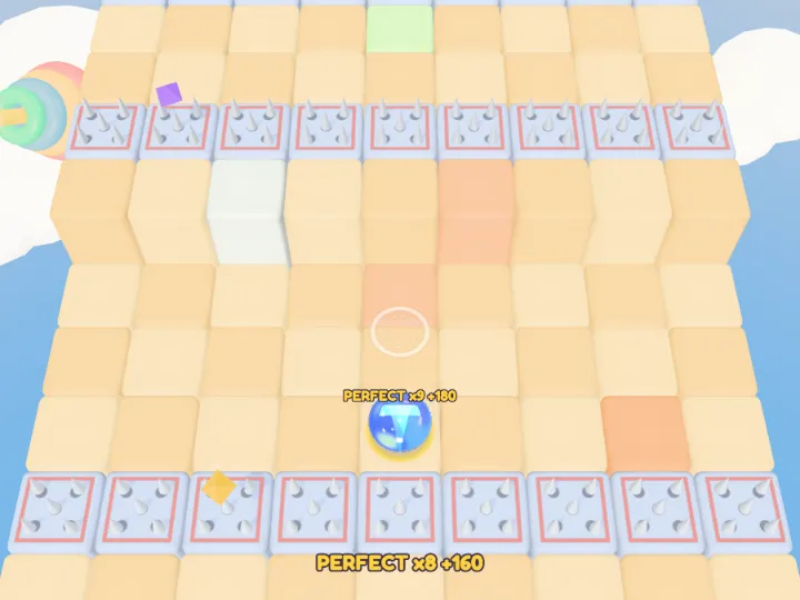 Spikes in Marble Hop